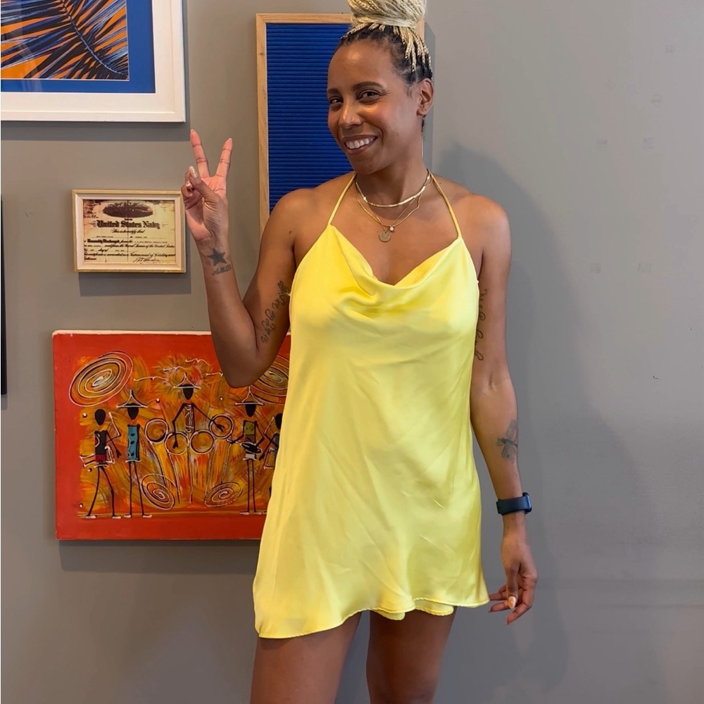 Zara slip dress